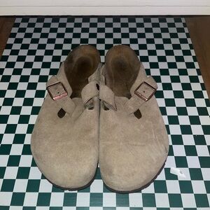 Birkenstock Tan Suede Women's Shoes